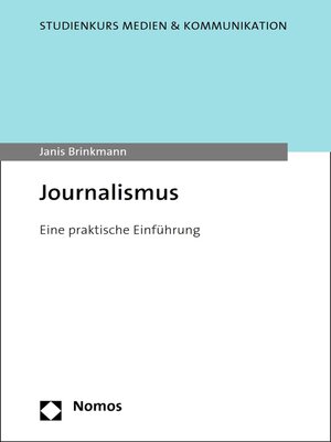 cover image of Journalismus